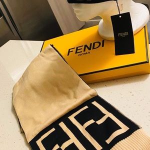 Fendi hat and scarf